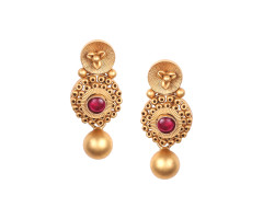 Temple Jewellery Gold Ear Wear -108A160375
