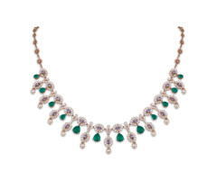Western Diamond Necklace -IH23100705
