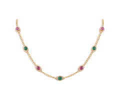Western Diamond Necklace -IH24011255
