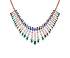 Fancy/clolour Stone
 Diamond Necklace -IH24011738
