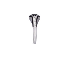 Vbj Infiniti Platinum Finger Ring -IH24070473

