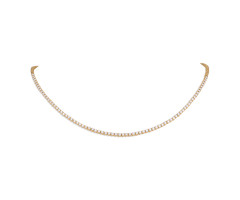Single Line Diamond Necklace -IH24071141A01
