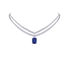 Western Solitaire Necklace -IH24120278R1
