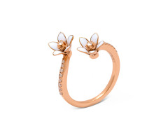 Vbj Flora Diamond Finger Ring -IH24120689
