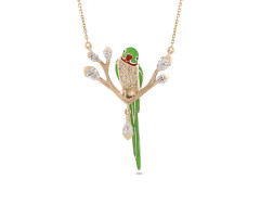 Vbj Parrot Diamond Pendant -IH24121104
