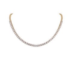 Single Line Diamond Necklace -IH24121467
