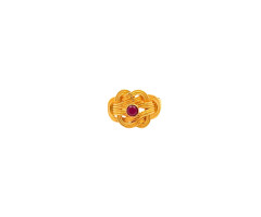 Classic Daily Wear Gold Finger Ring -IH25040480
