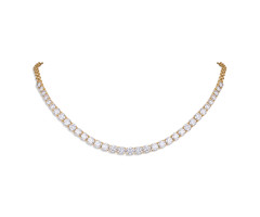 Single Line Solitaire Necklace -IH25060454A01S2
