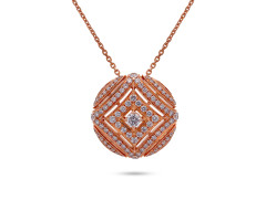 Vbj Art Deco Diamond Pendant -IH25071207