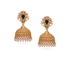 Premium Cz Gold Ear Wear -IH25071611
