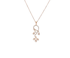 Vbj Tulips Diamond Pendant -IH25080643
