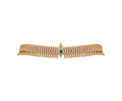South Indian Traditional Diamond Necklace -IH25090905R1
