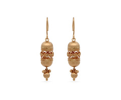 Gold Beads Gold Ear Wear -IH25091040
