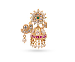 South Indian Traditional Diamond Nose Screw -IH25091281
