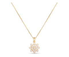 South Indian Traditional Diamond Pendant -IH25091416

