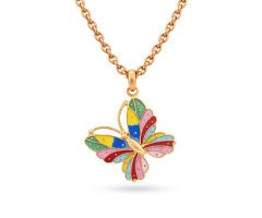 Classic Daily Wear Gold Pendant -IH25122273
