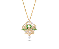 Vbj Parrot Diamond Pendant -IH26031046
