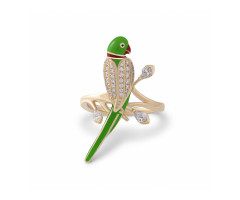 Vbj Parrot Diamond Finger Ring -IH26031434
