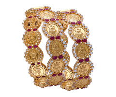 Kasu Gold Bangle -JJ23410590
