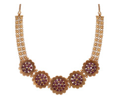 Temple Jewellery Gold Necklace -JJ23410663
