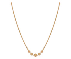 Traditional Indian Jewellery Gold Chain -JJ2346451
