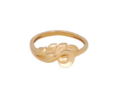 Contemporary Gold Finger Ring -JJ2346755
