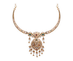 Cz Jewellery Gold Necklace -JJ2347148
