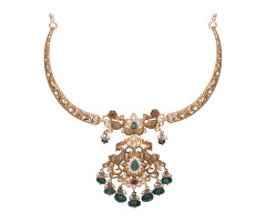 Cz Jewellery Gold Necklace -JJ2347173
