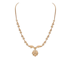 Contemporary Gold Necklace -JJ2353990
