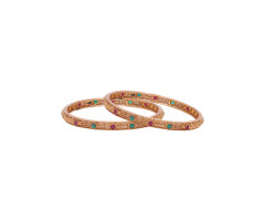 Temple Jewellery Gold Bangle -JJ2356585
