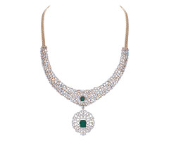 Traditional Indian Diamond Necklace -JJ2358841
