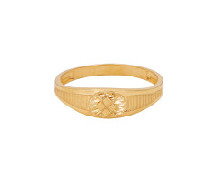 Contemporary Gold Finger Ring -JJ2359744
