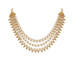 Traditional South Indian Jewellery Gold Necklace -JJ2359890
