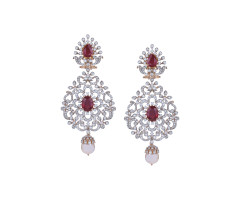 Traditional Indian Diamond Ear Wear -JJ2361104
