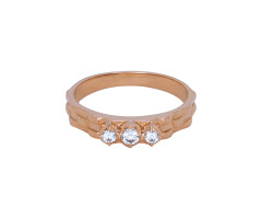 Cz Jewellery Gold Finger Ring -JJ2361967
