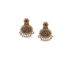 Kundan Gold Ear Wear -JJ2363044
