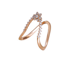 Cz Jewellery Gold Finger Ring -JJ2363823
