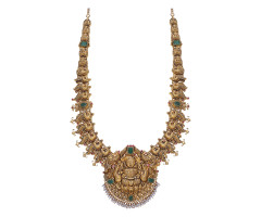 Temple Jewellery Gold Necklace -JJ2375566

