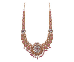 Temple Jewellery Gold Necklace -JJ2375866
