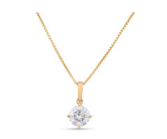 Daily Wear Solitaire Pendant -JJ24016862
