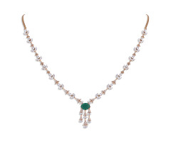 Fancy/clolour Stone Diamond Necklace -JJ24092941
