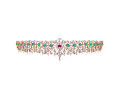 Traditional Indian Diamond Oodiyanam -JJ24111601A01