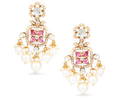 Navaratna Jadau Ear Wear -JJ25014726
