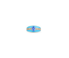 Stone Studded Precious Finger Ring -JJ25040482
