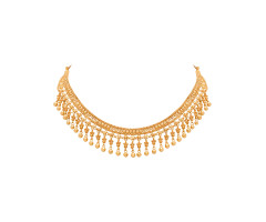 Traditional Indian Jewellery Gold Necklace -JJ25084529
