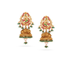 Kundan Gold Ear Wear -JJ25085047
