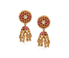 Kundan Gold Ear Wear -JJ25085123
