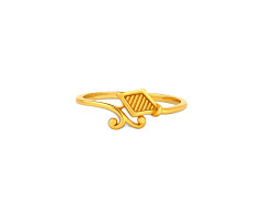 Contemporary Gold Finger Ring -JJ25085253
