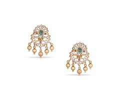 Premium Cz Gold Ear Wear -JJ25090914
