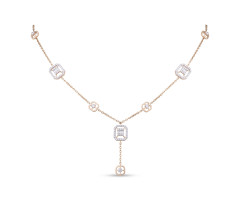 Fancy/clolour Stone Diamond Necklace -JJ25101142
